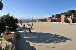 グエル公園の中央広場