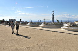 グエル公園の中央広場