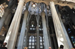 サグラダ・ファミリア聖堂「聖堂内部」