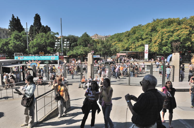 サグラダ・ファミリア聖堂「受難の門」からの景観