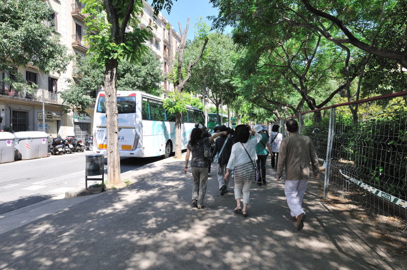 ピカソ美術館へ向かう