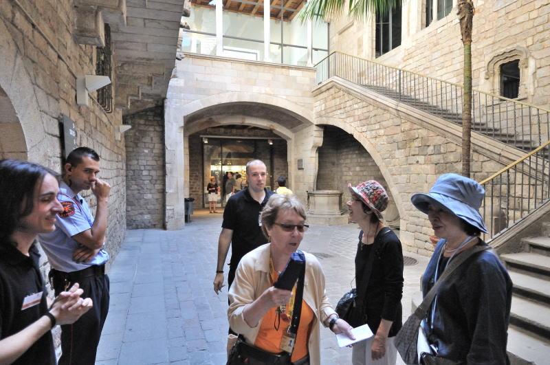 ピカソ美術館の出口