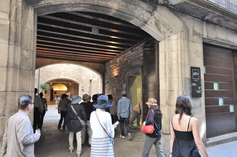 ピカソ美術館 [Museu Picasso] の入口