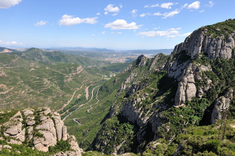 モンセラート展望台からの眺望