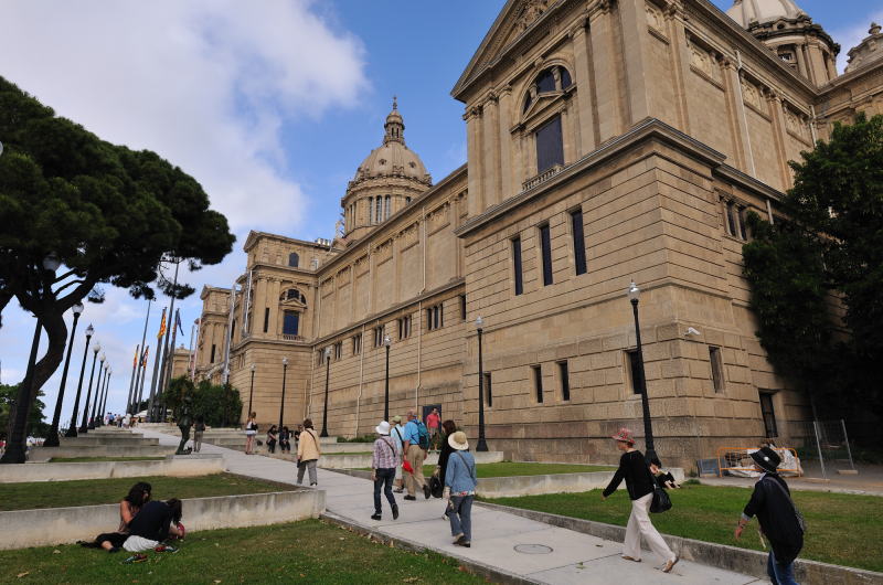 モンジュイックの丘[Montanya de Montjuïc]にある、カタルーニャ美術館