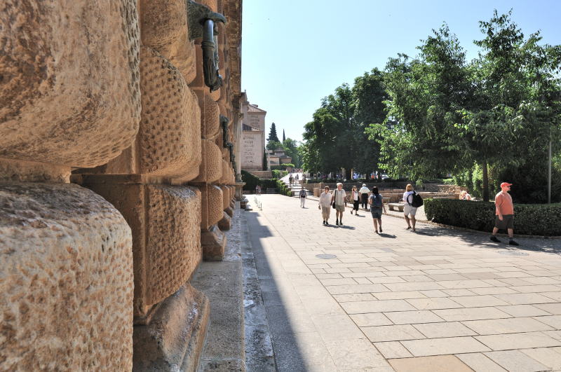 カルロス５世宮殿[Palacio de CarlosV]の南壁