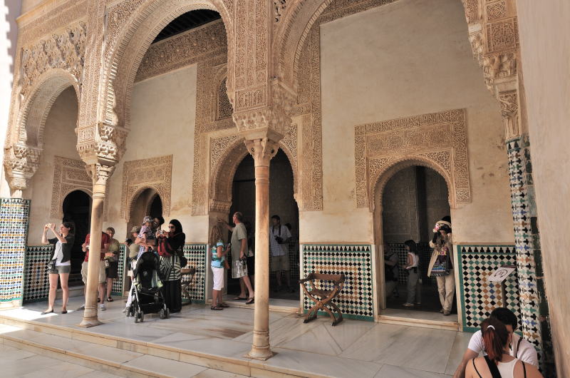 黄金の間[Cuarto Dorado]の入口