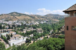 橋廊(はしろう)からの眺望、アルバイシン[el Albayzín]