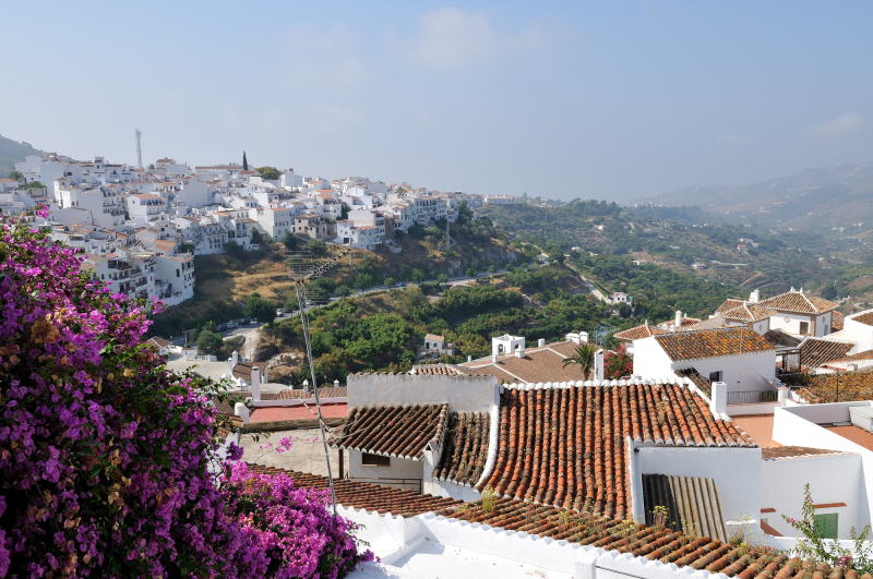 フリヒリアナ[Frigiliana]の展望所からの眺め