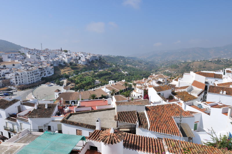 フリヒリアナ[Frigiliana]の展望所からの眺め