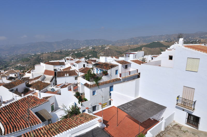 フリヒリアナ[Frigiliana]の展望所からの眺め