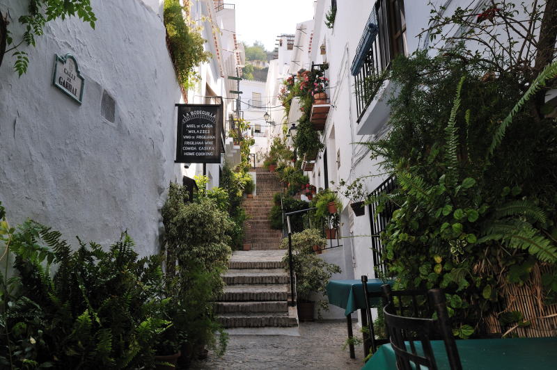 フリヒリアナ[Frigiliana]の町並みを巡る、小道の散策(ガラル通り)