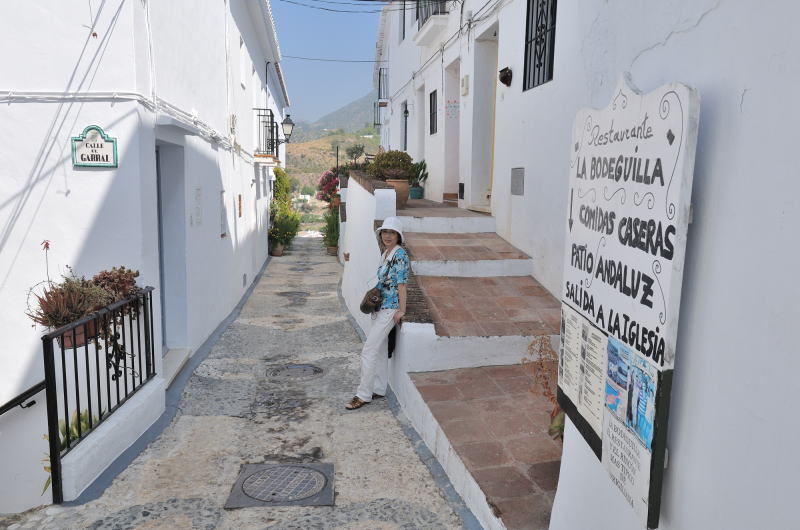 フリヒリアナ[Frigiliana]の町並みを巡る、小道の散策(アルモナ通り)