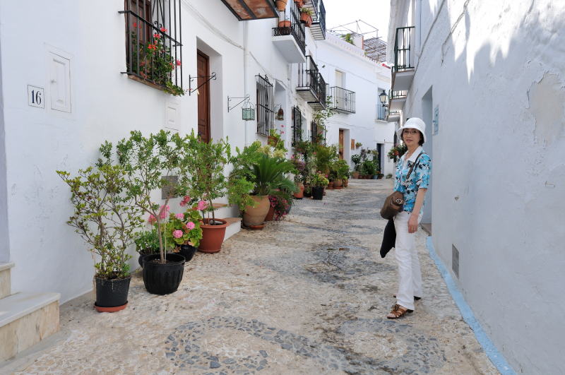 フリヒリアナ[Frigiliana]の町並みを巡る、小道の散策(アルモナ通り)