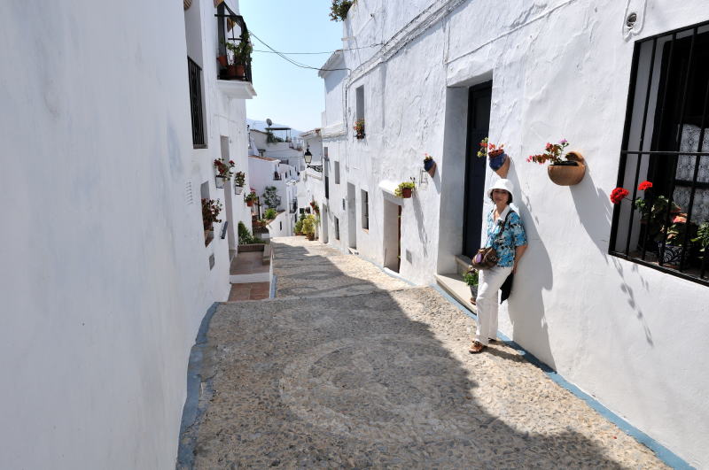フリヒリアナ[Frigiliana]の町並みを巡る、小道の散策(サント・クリスト通り)
