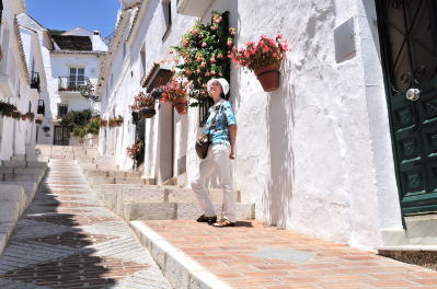 ミハスで最も美しいと言われている、サン・セバスチャン通り[Calle San Sebastián]