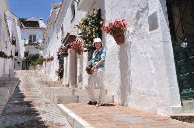 ミハスで最も美しいと言われている、サン・セバスチャン通り[Calle San Sebastián]