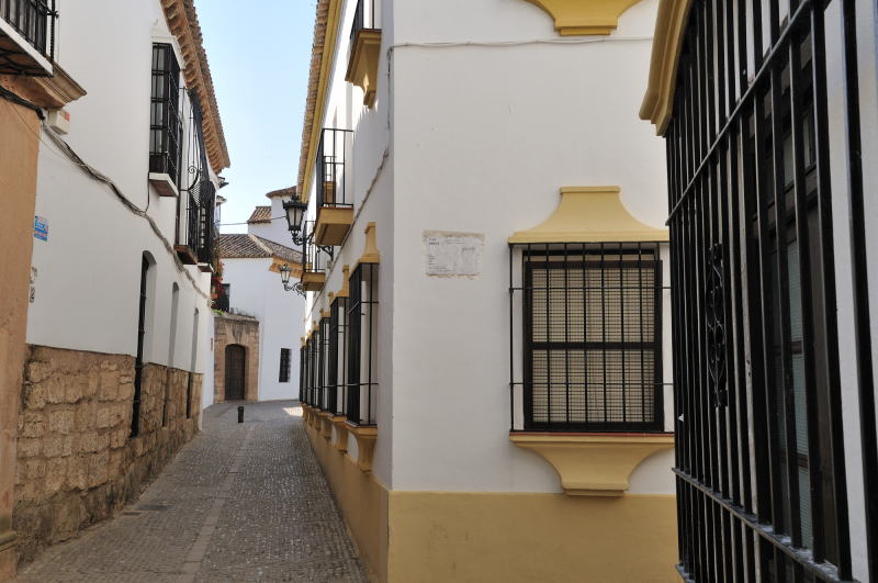旧市街の散策、ロンダの路地風景