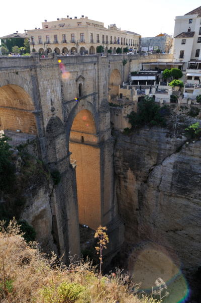 旧市街側にある展望所からの景観
