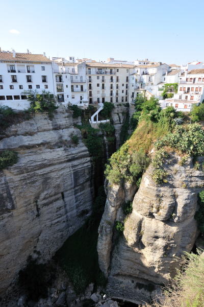旧市街側にある展望所からの景観
