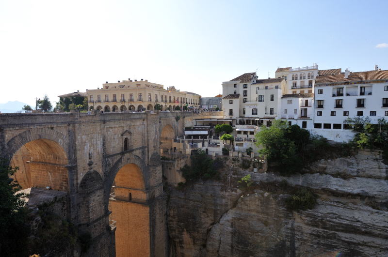 旧市街側にある展望所からの景観