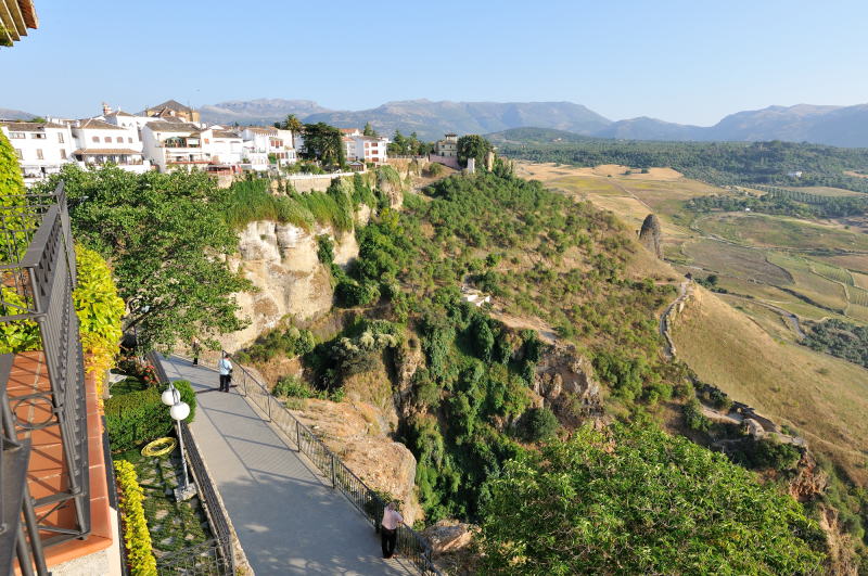 パラドール・デ・ロンダの客室からの眺め