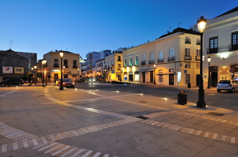 パラドール・デ・ロンダ前のスペイン広場[Plaza de España]