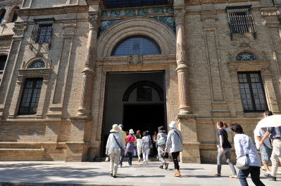 スペイン広場の北側にあるゲート