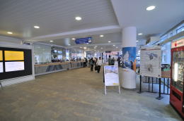 登山電車駅構内(ツェルマット)