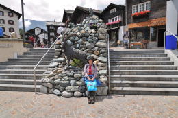 マッターホルン博物館前