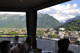 ホテル・メトロポール[Metropole Interlaken]からの眺望