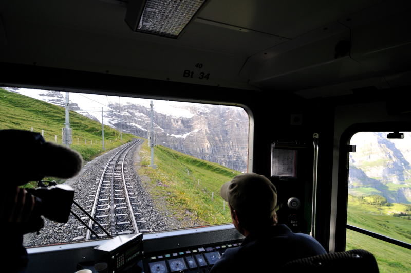 ユングフラウ鉄道 [JUNGFRAUBAHN](車窓からの風景)