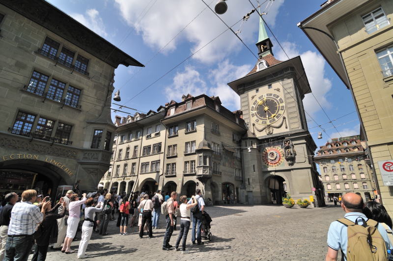 時計塔[Zeitglockenturm]、基盤部分はベルン最古の建物