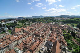 大聖堂[Münster]の尖塔からの眺望(ベルン)