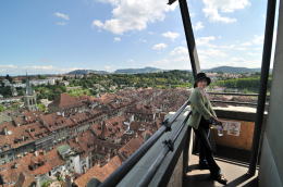 大聖堂[Münster]の尖塔からの眺望(ベルン)