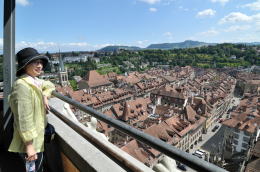 大聖堂[Münster]の尖塔からの眺望(ベルン)