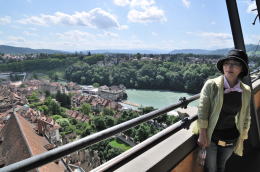 大聖堂[Münster]の尖塔からの眺望(ベルン)