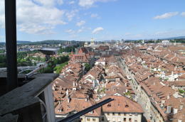 大聖堂[Münster]の尖塔からの眺望(ベルン)