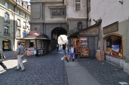 時計塔の後ろ(ベルン)