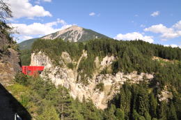 アルパイン・クラシック・プルマン・エクスプレスの右車窓から「前方」