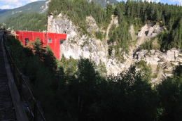 アルパイン・クラシック・プルマン・エクスプレスの右車窓から「前方」