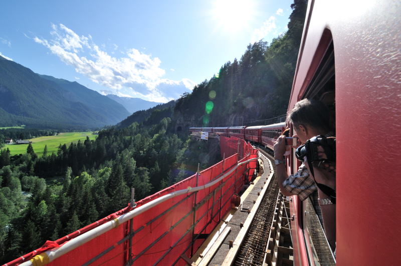 ラントヴァッサー橋[Landwasserviadukt]「後方」