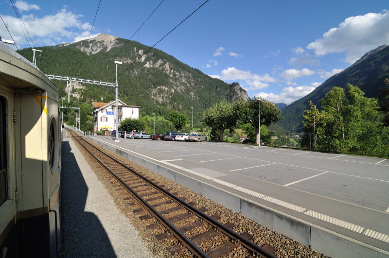 フィリスール駅[Flisur](スイス東部)