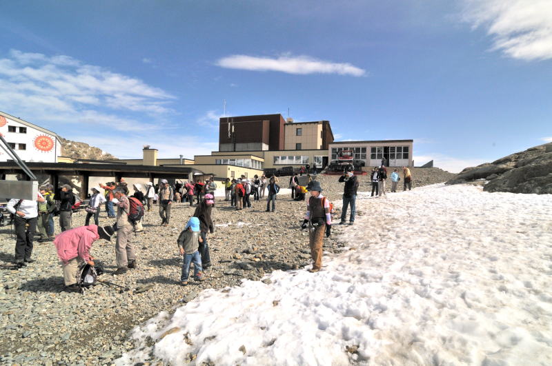 ディアヴォレッツァ[Diavolezza 2978m]展望台ロープウェー頂上駅