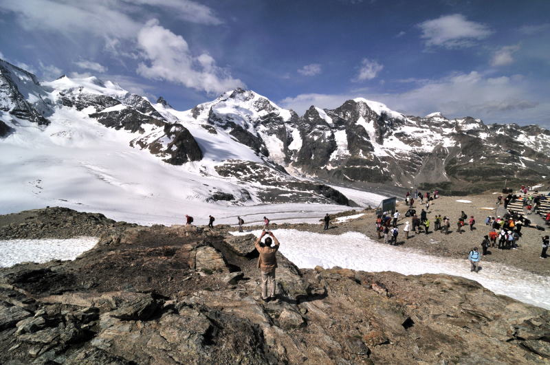 ディアヴォレッツァ[Diavolezza 2978m]展望台