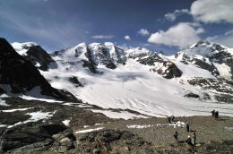 ディアヴォレッツァ[Diavolezza 2978m]展望台の周辺