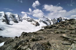 ディアヴォレッツァ[Diavolezza 2978m]展望台の周辺