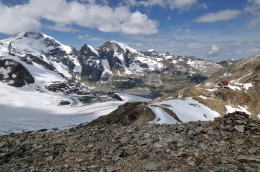 ディアヴォレッツァ[Diavolezza 2978m]展望台の周辺