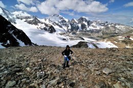 ディアヴォレッツァ[Diavolezza 2978m]展望台の周辺