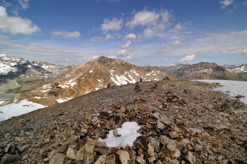 ディアヴォレッツァ[Diavolezza 2978m]展望台の周辺